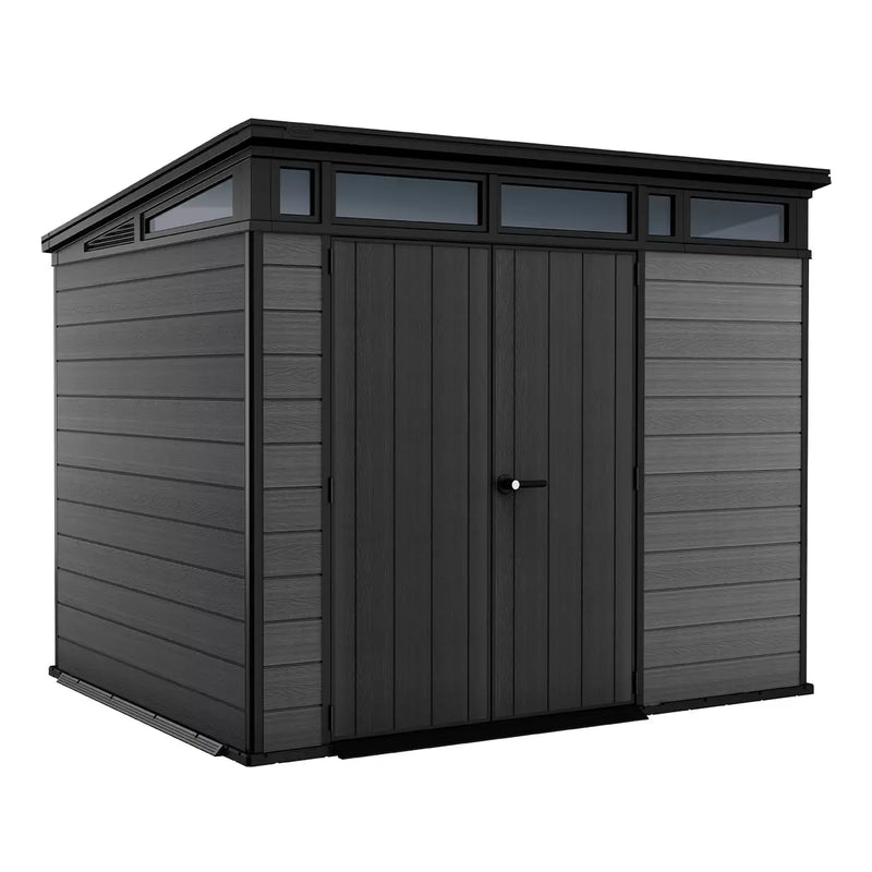 Keter Cortina Resin Storage Shed 9 x 7ft in Grey