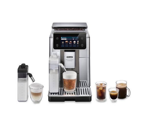 Premium Silver Finish DeLonghi PrimaDonna Fully Automatic Espresso Coffee Machine