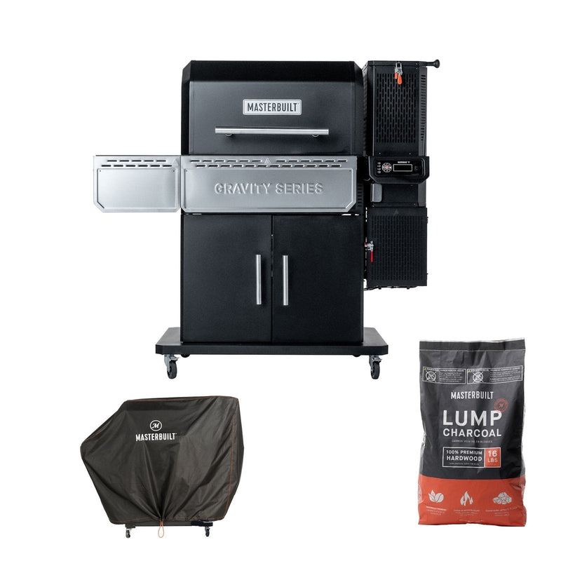 Masterbuilt Gravity 1150 Digital Charcoal BBQ Grill and Smoker Starter Pack