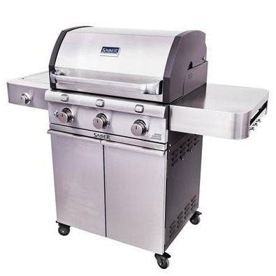 Saber Deluxe Stainless Steel 3-Burner Gas Grill
