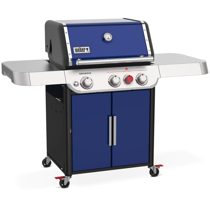Weber Genesis SP-E-325s Gas BBQ with Sear Burner – 3-Burner, Deep Ocean Blue