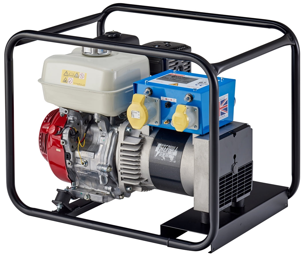 Stephill Hiremax 5000HMS Petrol Generator 5.0kVA / 4.0kW – Site Generator