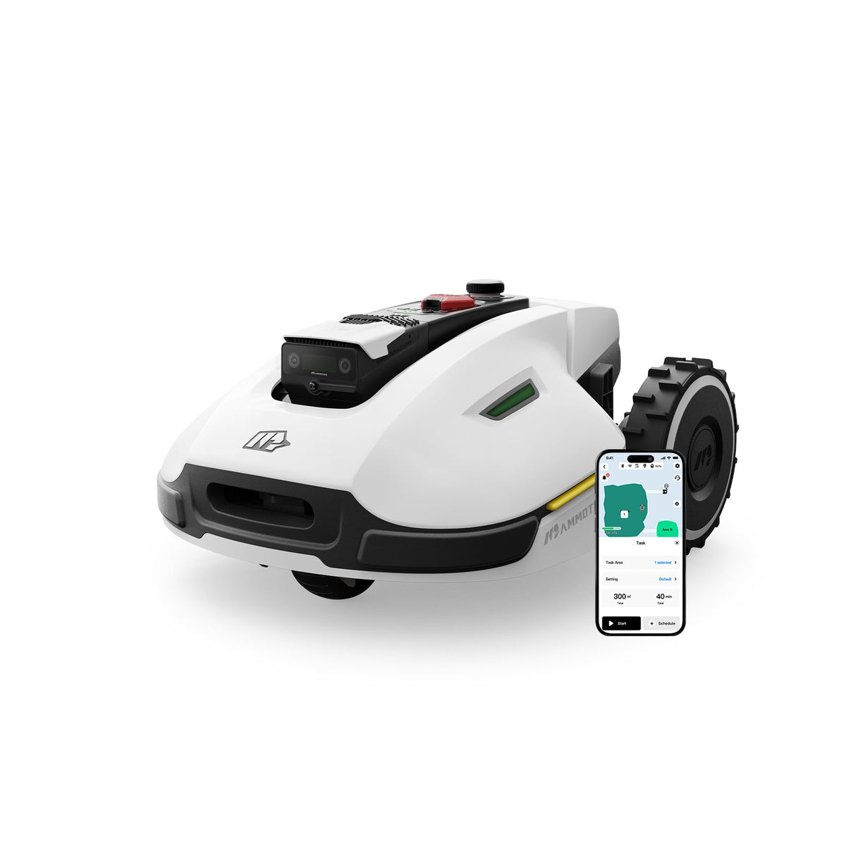 MAMMOTION YUKA 2000 Robot Lawn Mower with UltraSense AI Vision, Perimeter Wire Free, 2000 m2 Capacity