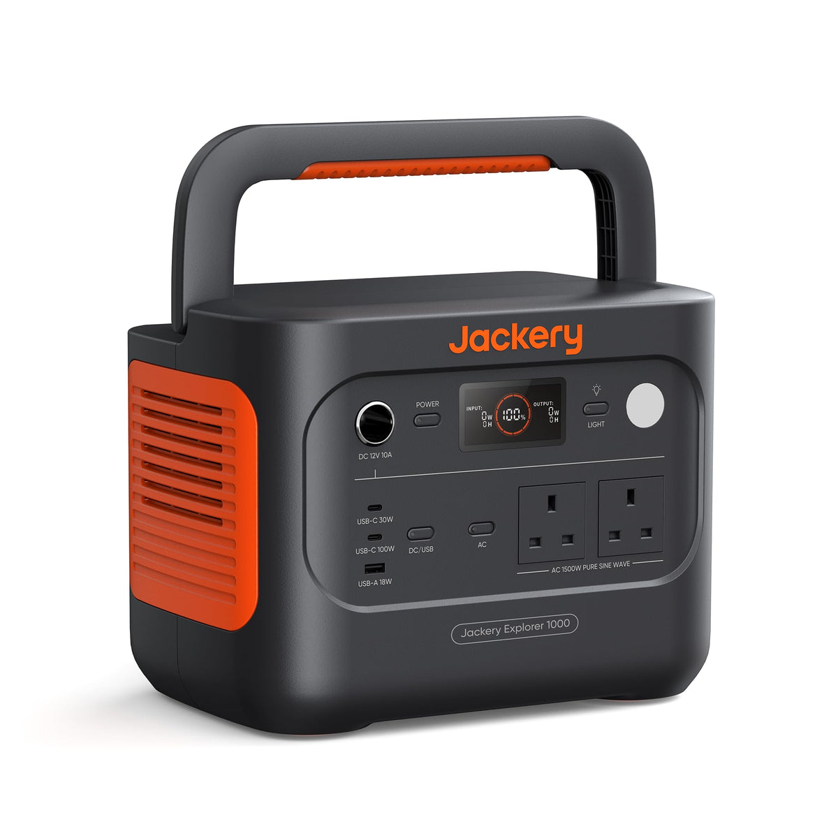 Portable Power Station 1070Wh 1500W LiFePO4 – Solar Generator for Home Backup & Camping, 230V
