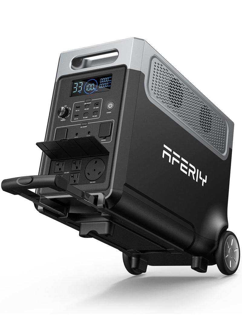3840Wh Portable Power Station & Expandable Solar Generator up to 11520Wh
