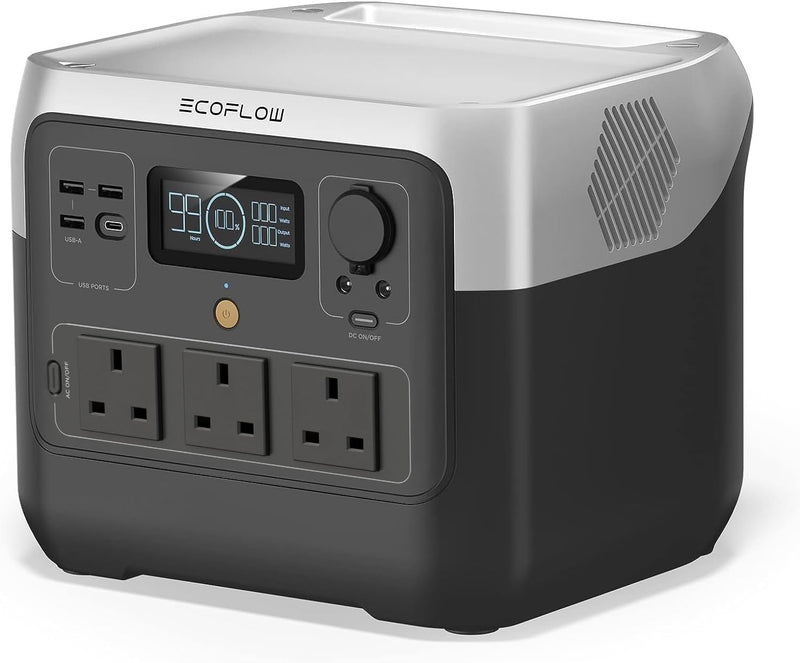 Portable Power Station 768Wh 1600W Peak – Solar Generator with 11 Outputs, 240V