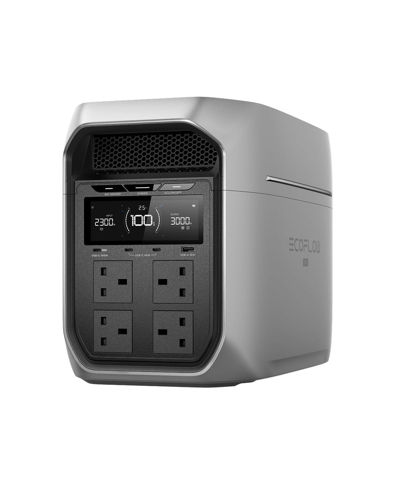 EF ECOFLOW DELTA 3 Max Plus Portable Power Station with 2048Wh LiFePO4 Battery