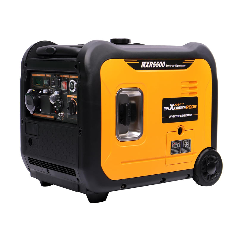 maXpeedingrods 5500W Inverter Generator – Quiet Pure Sine Wave Petrol Generator for RV, Home Backup & Jobsite