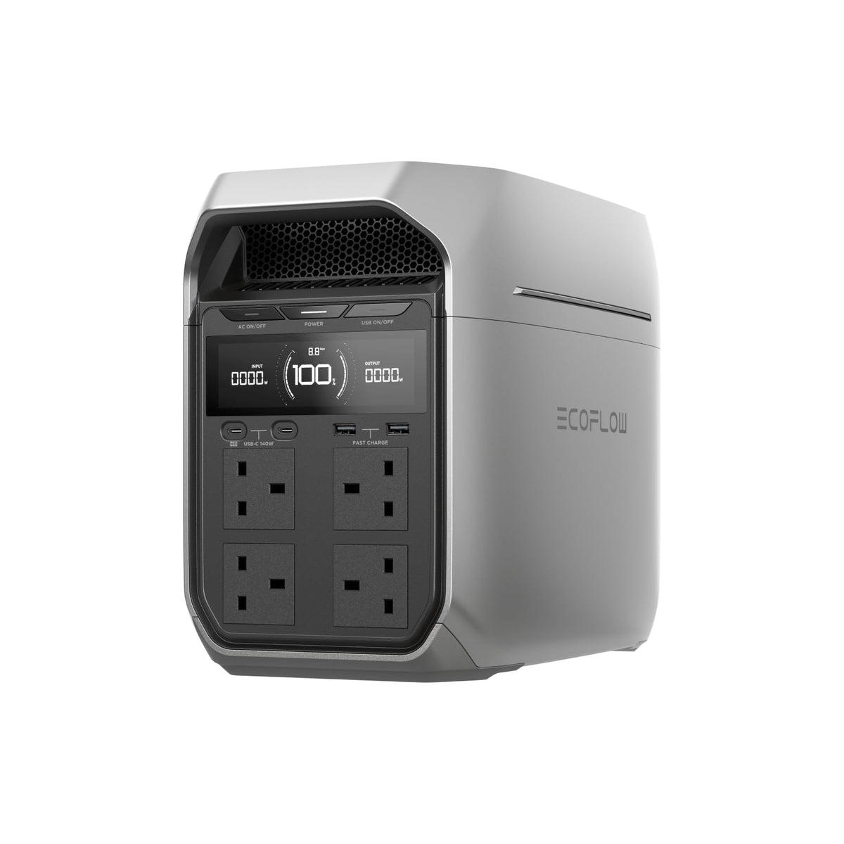 EF ECOFLOW Portable Power Station DELTA 3 Plus, 1024Wh LiFePO4 Battery with Fast Charging