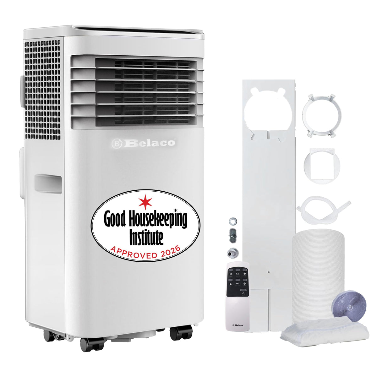 Belaco 9000 BTU Portable Air Conditioner – 4-in-1 AC Unit, Cooling, Fan & Dehumidifier