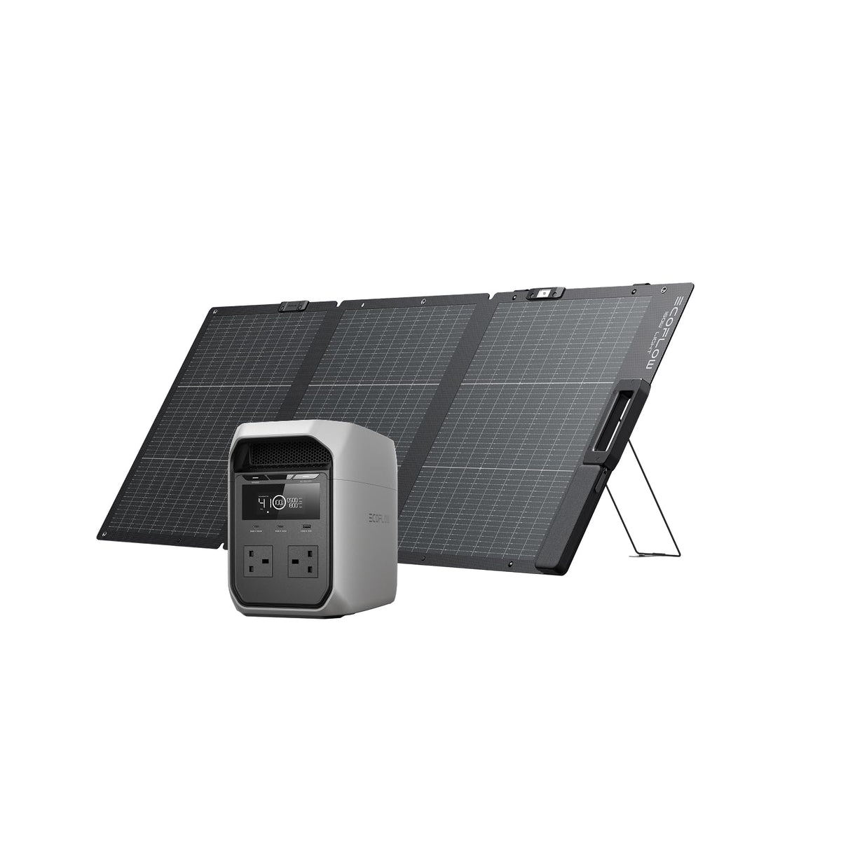 EcoFlow DELTA 3 Classic Portable Power Station 1024Wh with 160W Solar Panel – Solar Generator Kit