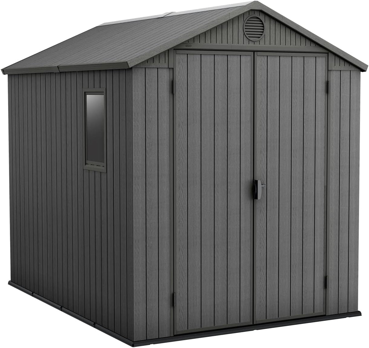 Garden Storage Shed 6 x 8 ft – Outdoor Shed with Double Doors, Window & Heavy-Duty Floor