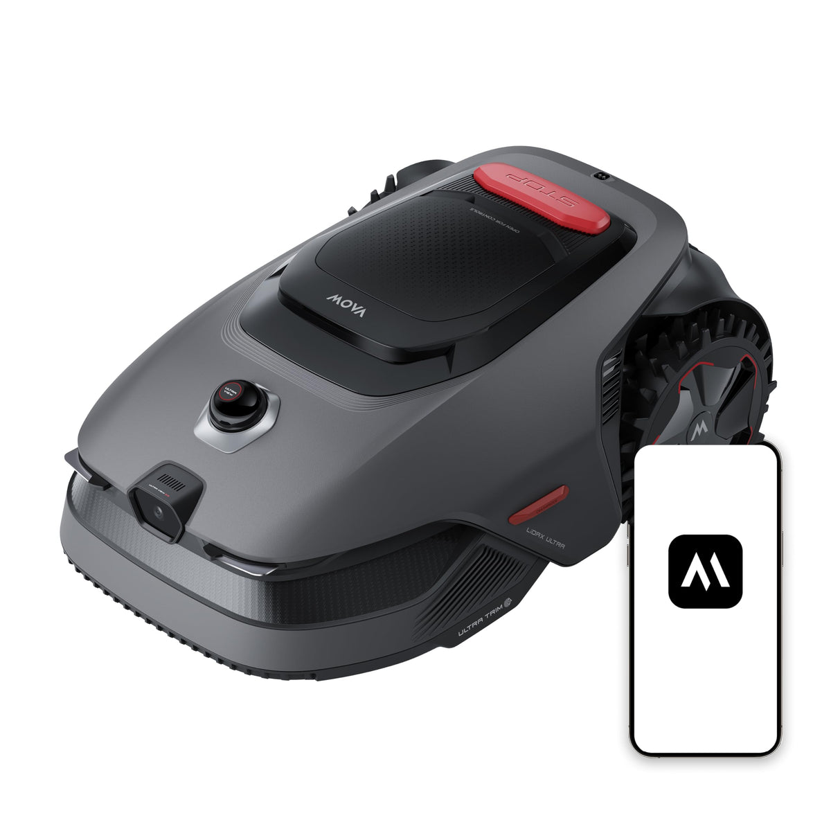 MOVA LiDAX Ultra 800 Robot Lawn Mower Wire-Free – 360° 3D LiDAR & AI Vision, up to 800 m²