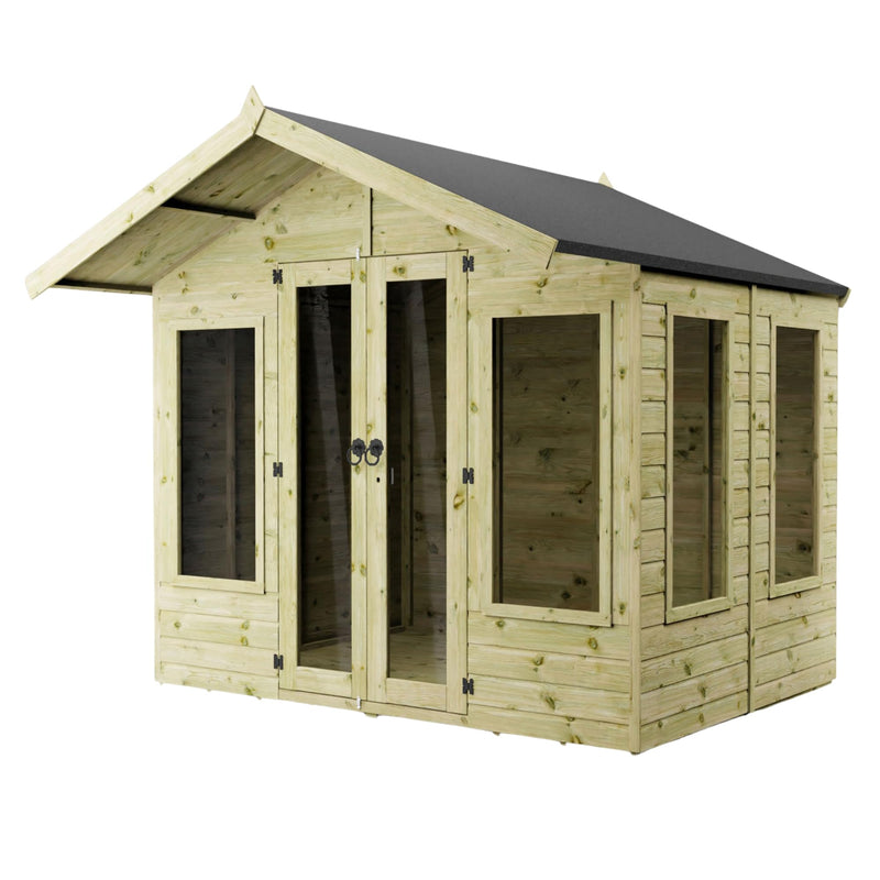 Waltons Sussex Summerhouse 6 x 8 ft – Apex Roof, Shiplap Tongue & Groove Wooden Garden Room