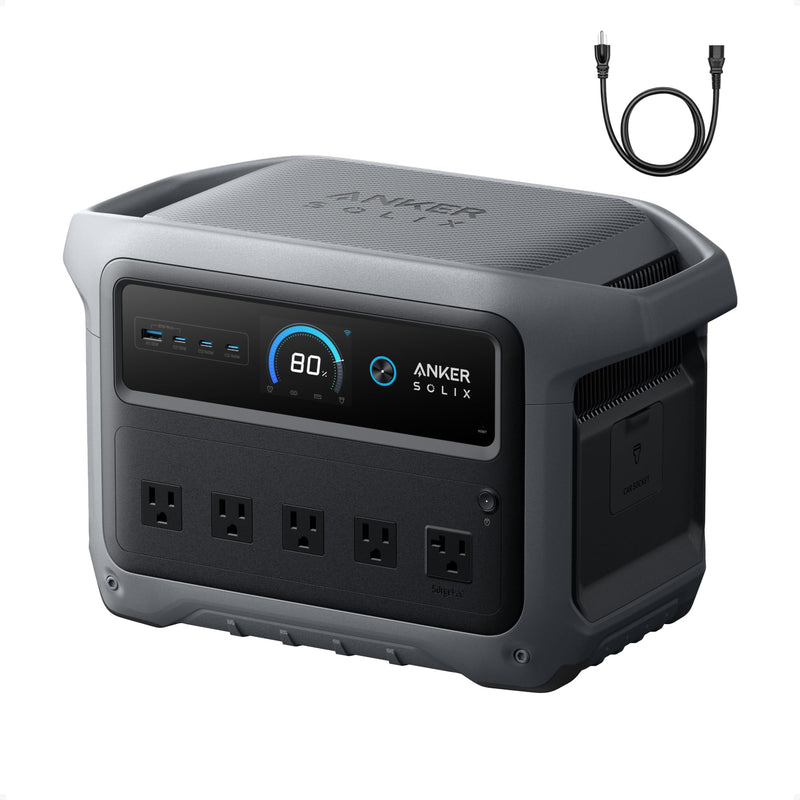 Anker SOLIX C1000 Gen 2 Portable Power Station 1024Wh 2000W – LiFePO4 Solar Generator