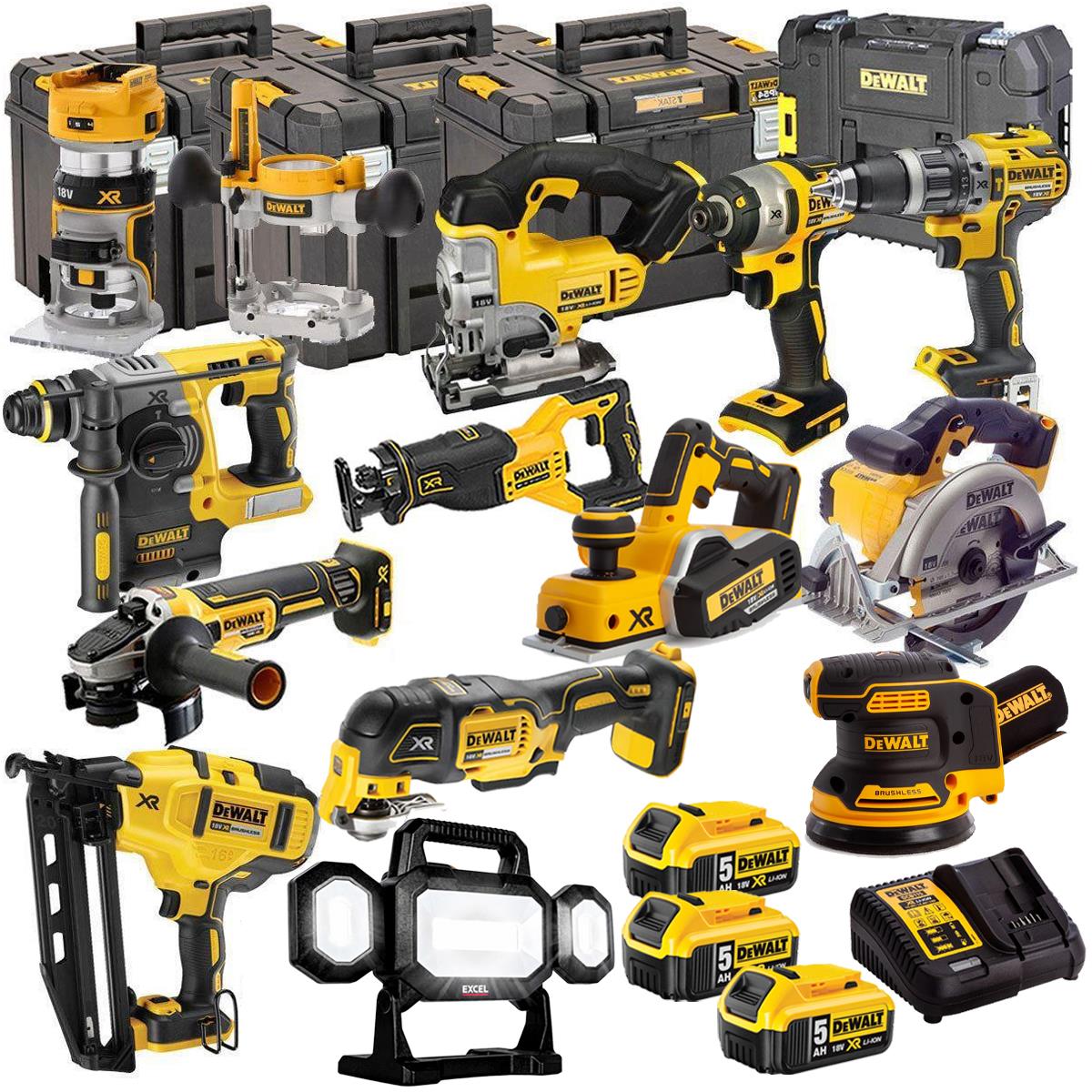 Makita 18V LXT Lithium-Ion Cordless 13-Piece Power Tool Kit with Three 5.0Ah Batteries T4TKIT-4824
