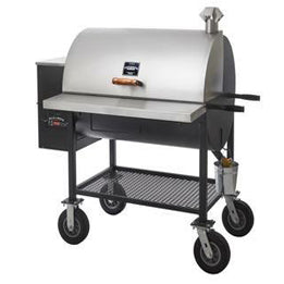 Pitts & Spitts Maverick 850 Heavy-Duty Pellet Grill with Premium Wheel Upgrade