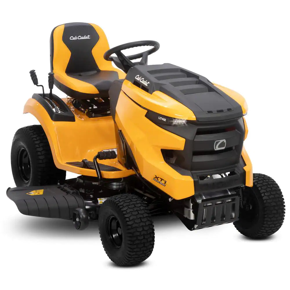 42-Inch 19.5 HP Gas Riding Lawn Tractor with Hydrostatic Drive System