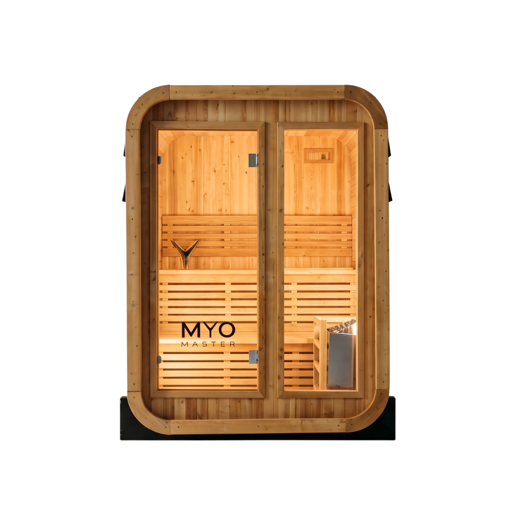 Premium Grade Natural Timber Home Sauna With Built-in 6kW Heater