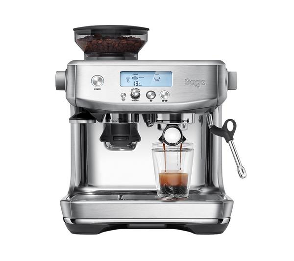 Sage Barista Pro Professional Stainless Steel Espresso Machine with Integrated Grinder
