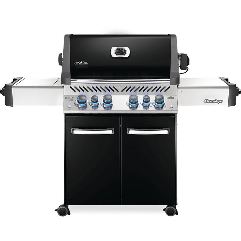 Napoleon Prestige 500 RSIB Natural Gas Grill - Matte Black