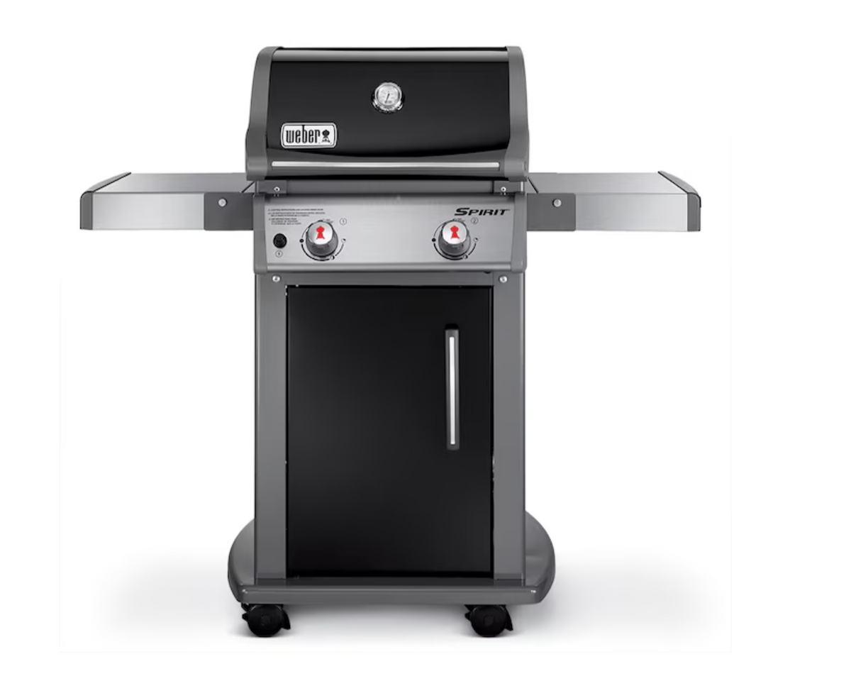 Weber Spirit E-210 Gas BBQ, 2-Burner Liquid Propane – Black