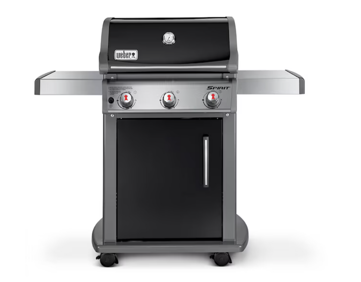 Weber Spirit E-310 Gas BBQ, 3-Burner Liquid Propane – Black