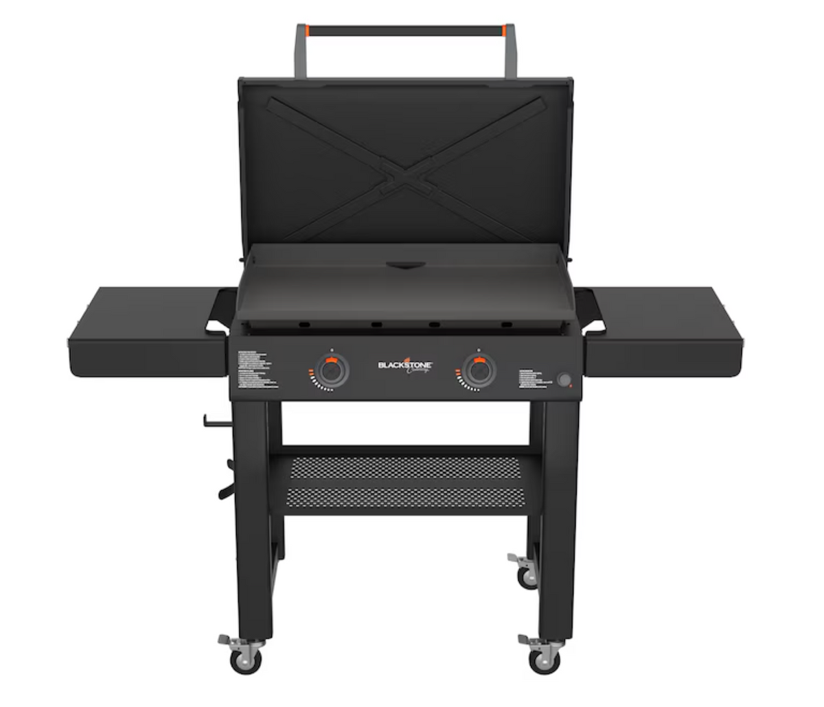 Blackstone Culinary 30" Omnivore Griddle with Hood – 2-Burner Liquid Propane Flat Top Grill