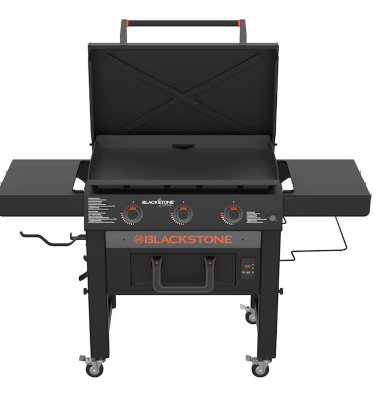 Blackstone Culinary 30" Griddle with XL Air Fryer – 3-Burner Liquid Propane Flat Top Grill