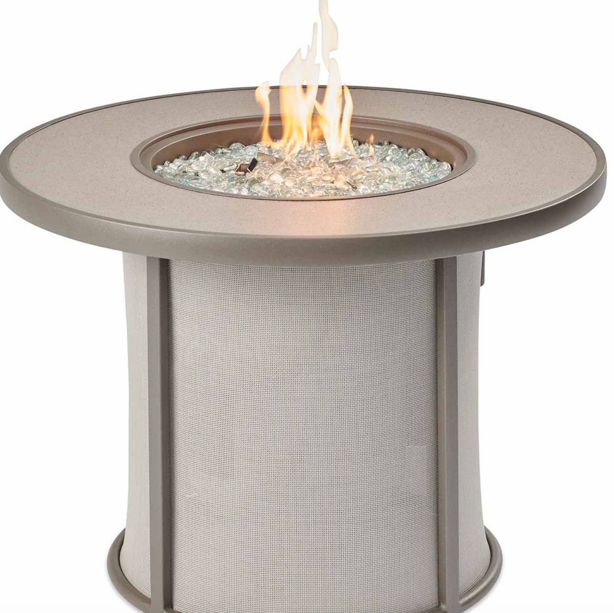 The Outdoor GreatRoom Company SF-32-K Stonefire Propane Gas Fire Table with Slate Top