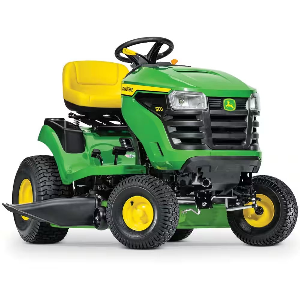 Briggs & Stratton 42-Inch Gas Powered Riding Lawn Mower Featuring a 17.5 HP Engine and Hydrostatic Transmission