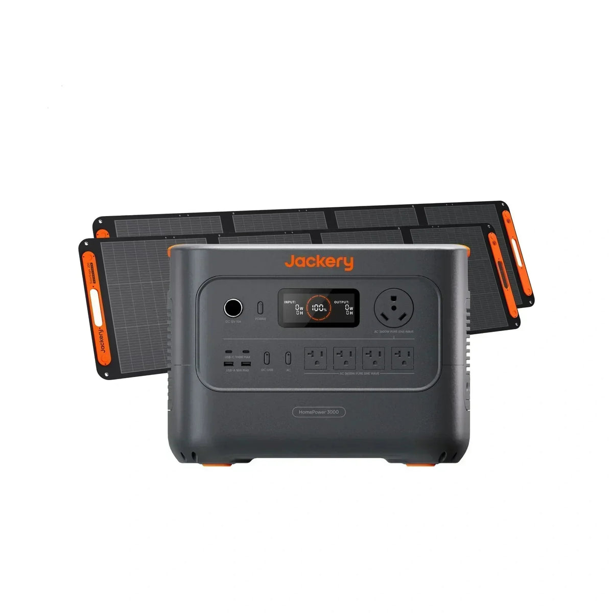 HomePower 3000 Portable Solar Generator with High Capacity Battery