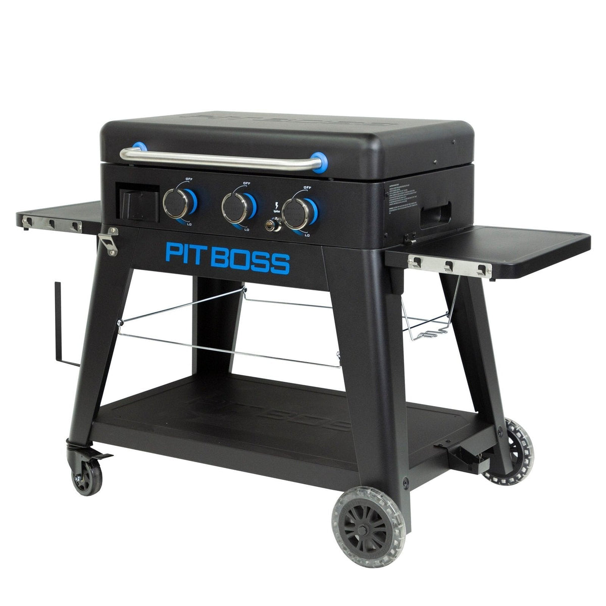 Pit Boss Ultimate 3-Burner Plancha Griddle with Cover – Lift-Off Gas Flat Top Grill