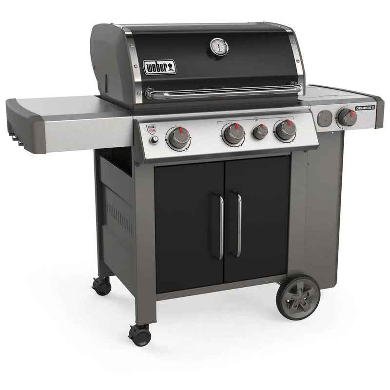 Weber GENESIS E-335 3-Burner Natural Gas Grill with Side Burner and Sear Station